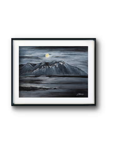 HAFNARFJALL Oddný Braga eftirprent