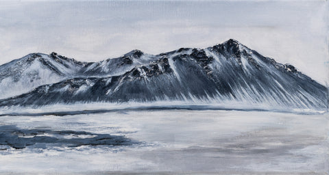 HAFNARFJALL  Oddný Braga  eftirprent